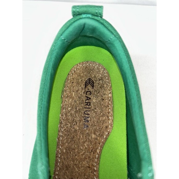 Cariuma OCA Shoes Women's Size 9 Green Canvas Low Top Lace Up Casual Sneaker - Picture 9 of 12